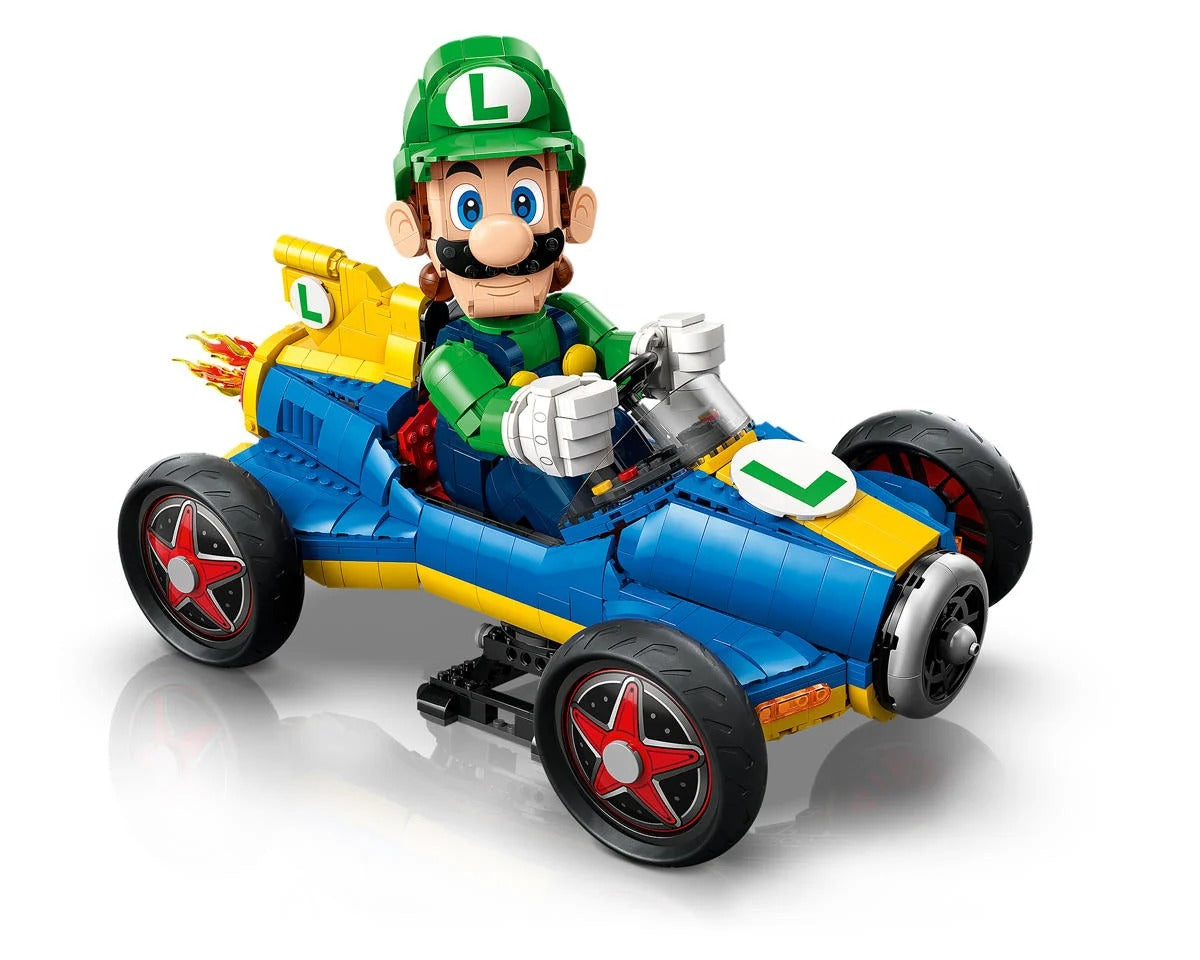 US Warehouse | Luigi Mach 8 Racing Car Building Set – 72050