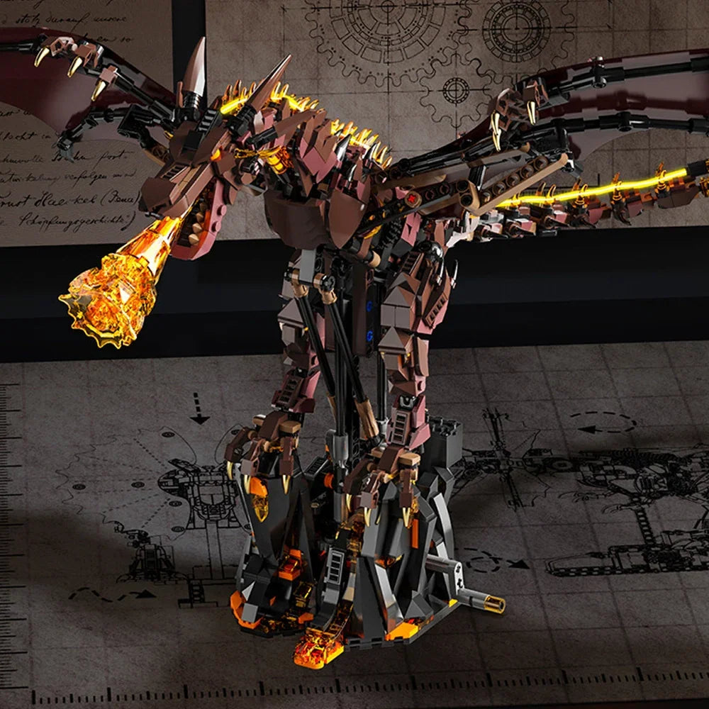 MJI 13102 Drago Sputafuoco Mostro Dinosauro