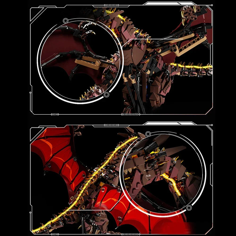 MJI 13102 Drago Sputafuoco Mostro Dinosauro