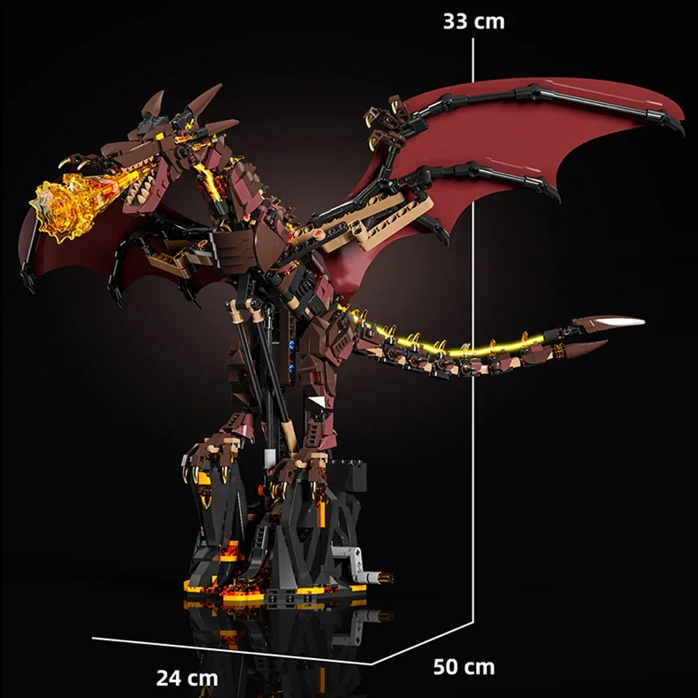 MJI 13102 Drago Sputafuoco Mostro Dinosauro