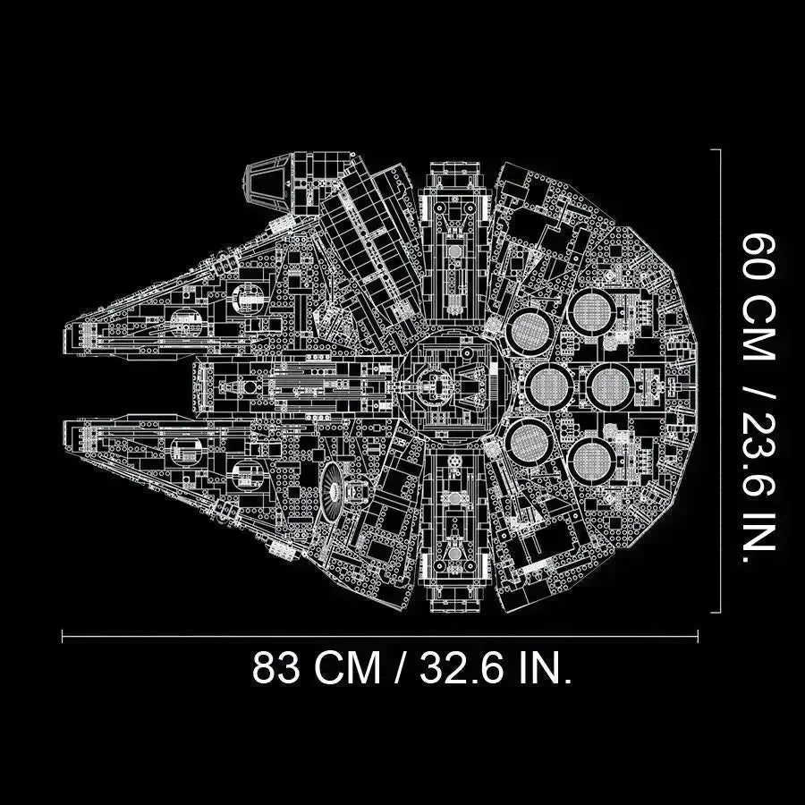Smuggler's Falcon Ship UCS - 75192 🔥 Saldi di Liquidazione di 3 giorni 🇺🇸 Spedito dal magazzino USA 📦 Scorte Limitate ⏳ Termina Presto