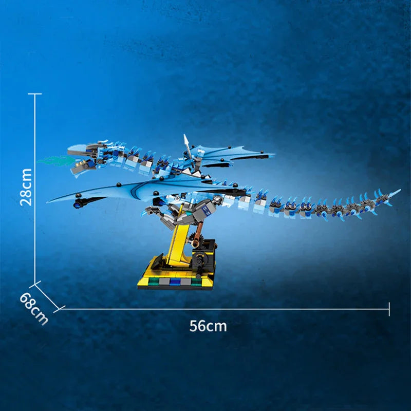 MJI 13005 Creator Blue Vise Rion Building Blocks 1186 pezzi Mattoncini Giocattoli dalla Cina in Consegna.
