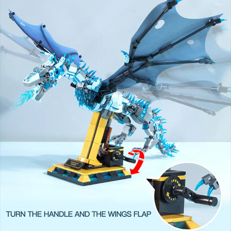 MJI 13005 Creator Blue Vise Rion Building Blocks 1186 pezzi Mattoncini Giocattoli dalla Cina in Consegna.