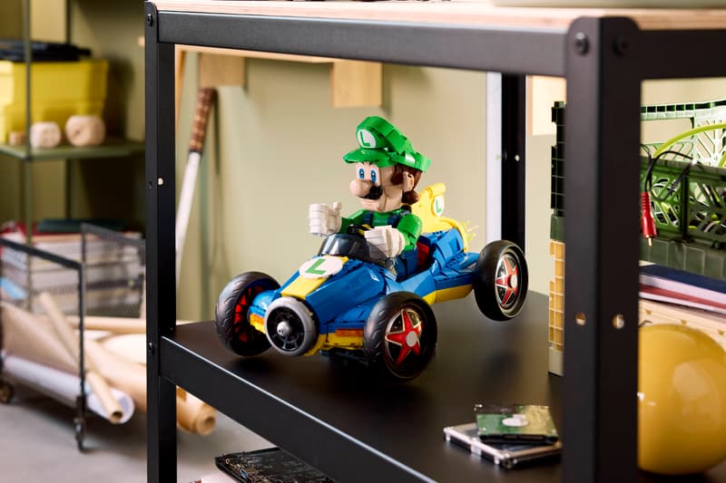 US Warehouse | Luigi Mach 8 Racing Car Building Set – 72050