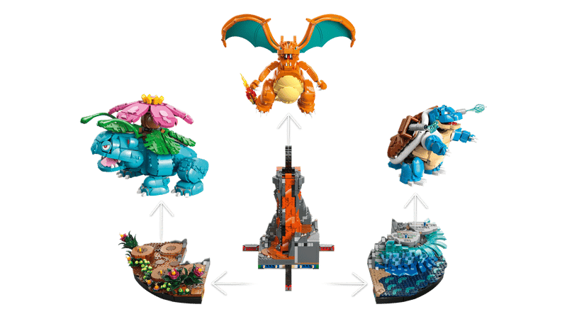 Venusaur, Charizard e Blastoise - Magazzino UE
