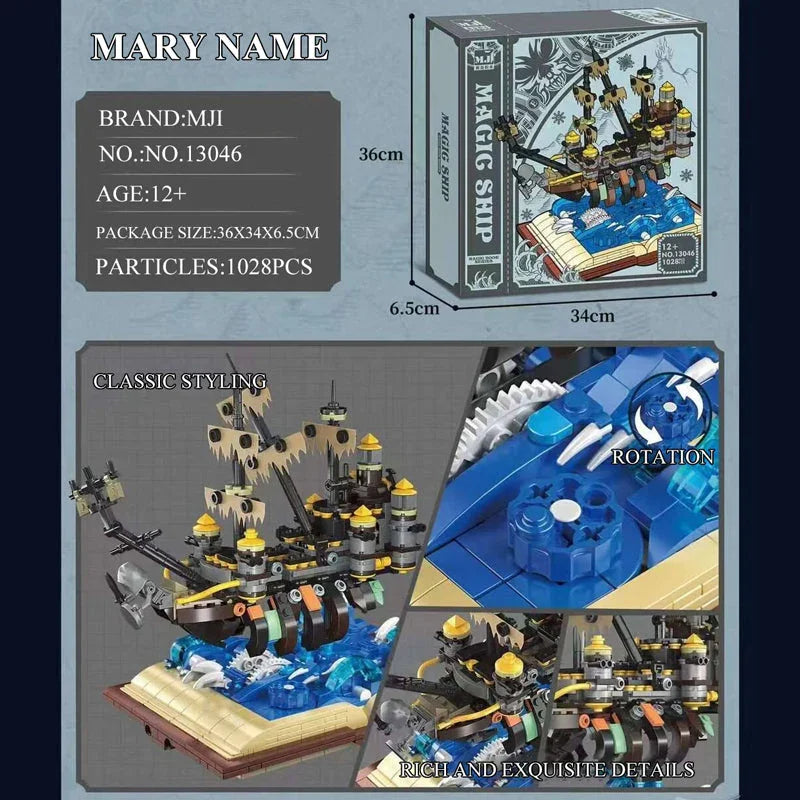 [Offerta] MJI 13046 Pirati La nave Mary Progettazione libro Film e giochi