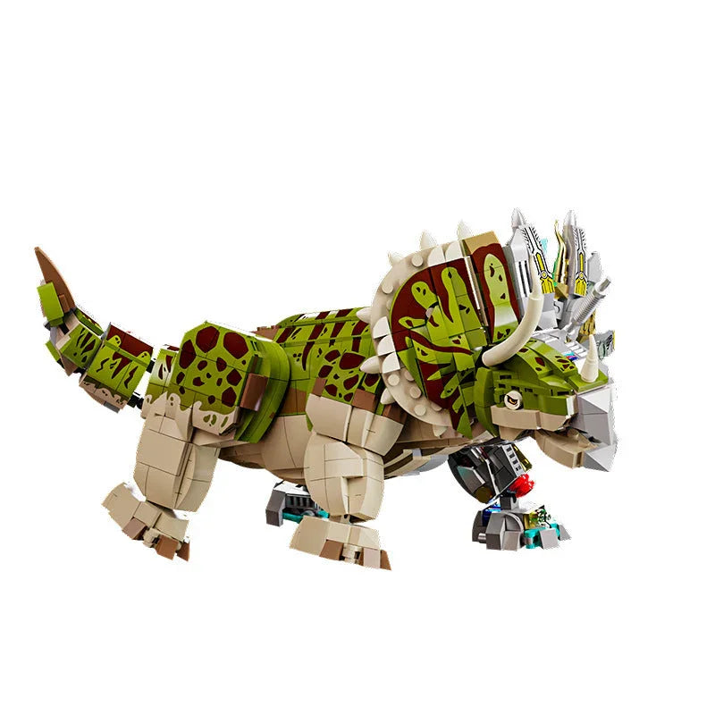 MJI 13051 Dinosauro Mostro Triceratopo Semi-Meccanico